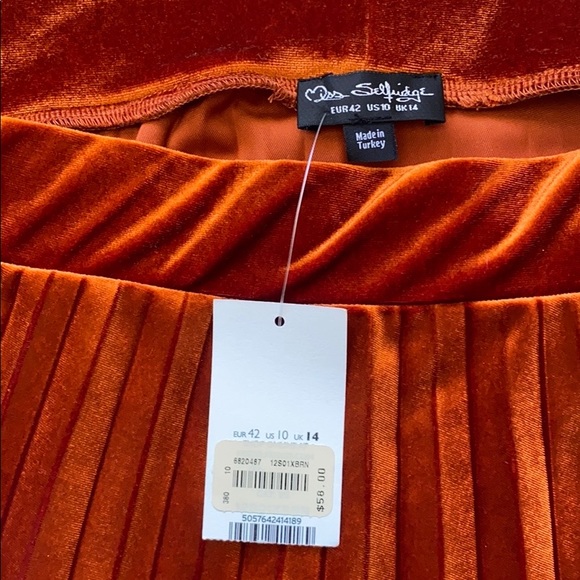 Miss Selfridge Pleated Skirt NWT - Picture 3 of 7